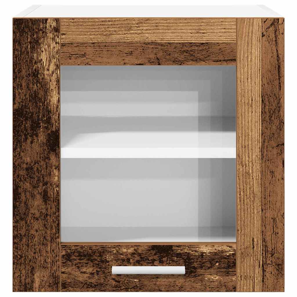 Hängeschrank mit Speicher Altholz 40 x 31 x 40 cm Holzwerkstoff