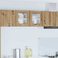 Hängeschrank mit Tür Riga 2 pcs Artisan-Eiche 40 x 31 x 40 cm