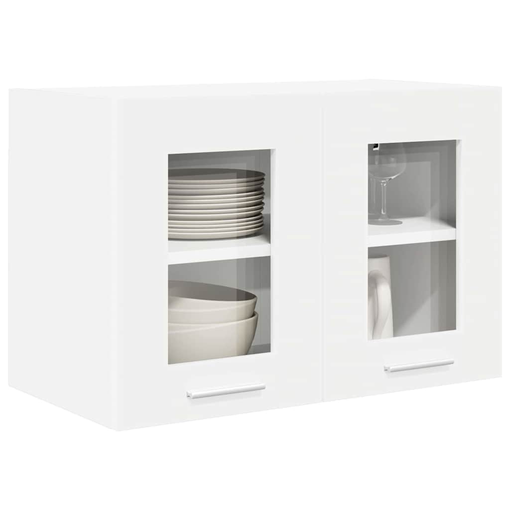 Hängeschrank mit Tür 2 pcs Weiß 60 x 31 x 40 cm Holzwerkstoff