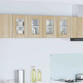 Hängeschrank 2 pcs Sonoma-Eiche 60 x 31 x 40 cm Holzwerkstoff
