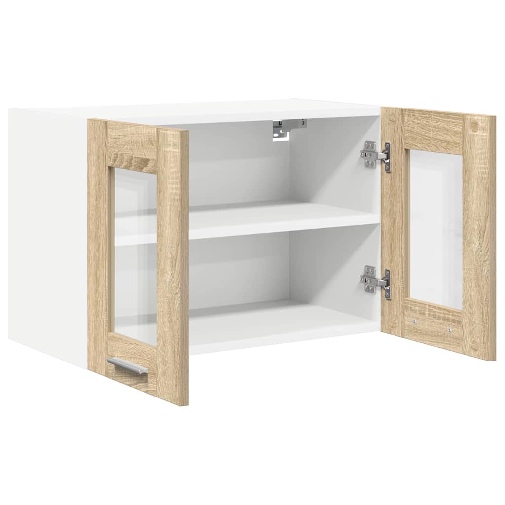Hängeschrank 2 pcs Sonoma-Eiche 60 x 31 x 40 cm Holzwerkstoff