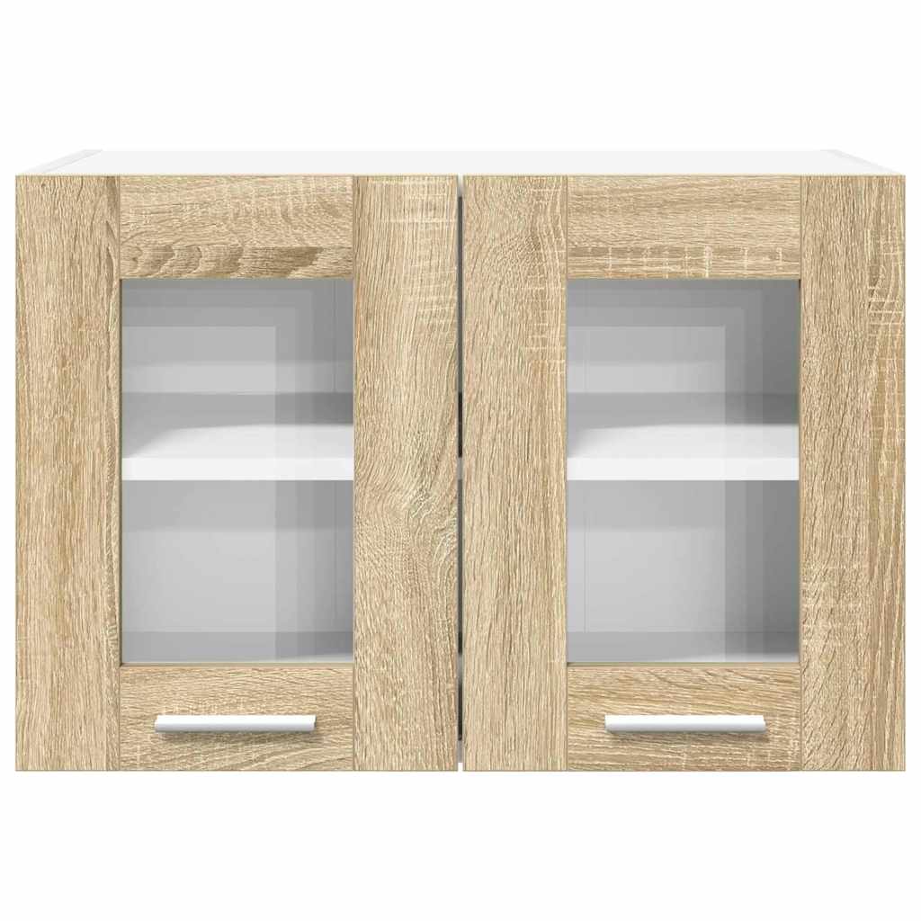 Hängeschrank 2 pcs Sonoma-Eiche 60 x 31 x 40 cm Holzwerkstoff
