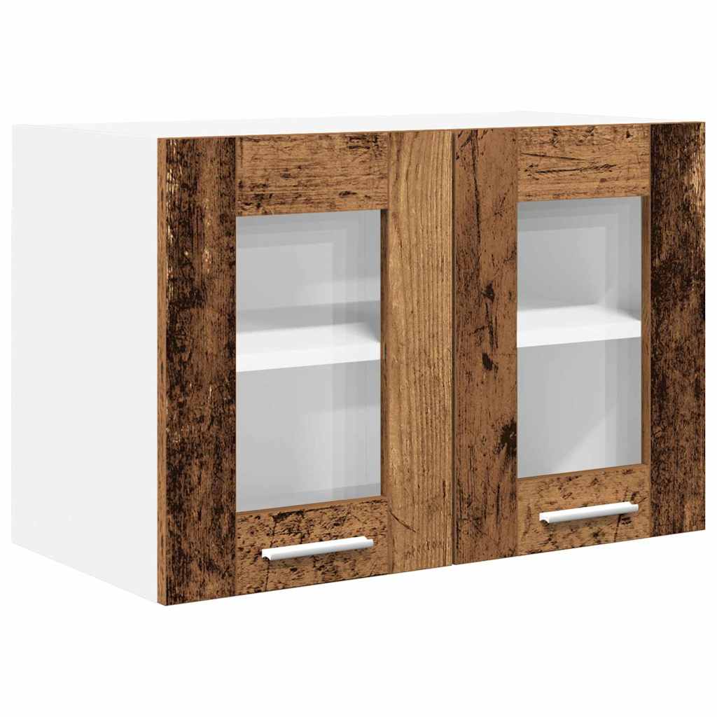 Hängeschrank mit Speicher Altholz 60 x 31 x 40 cm Holzwerkstoff