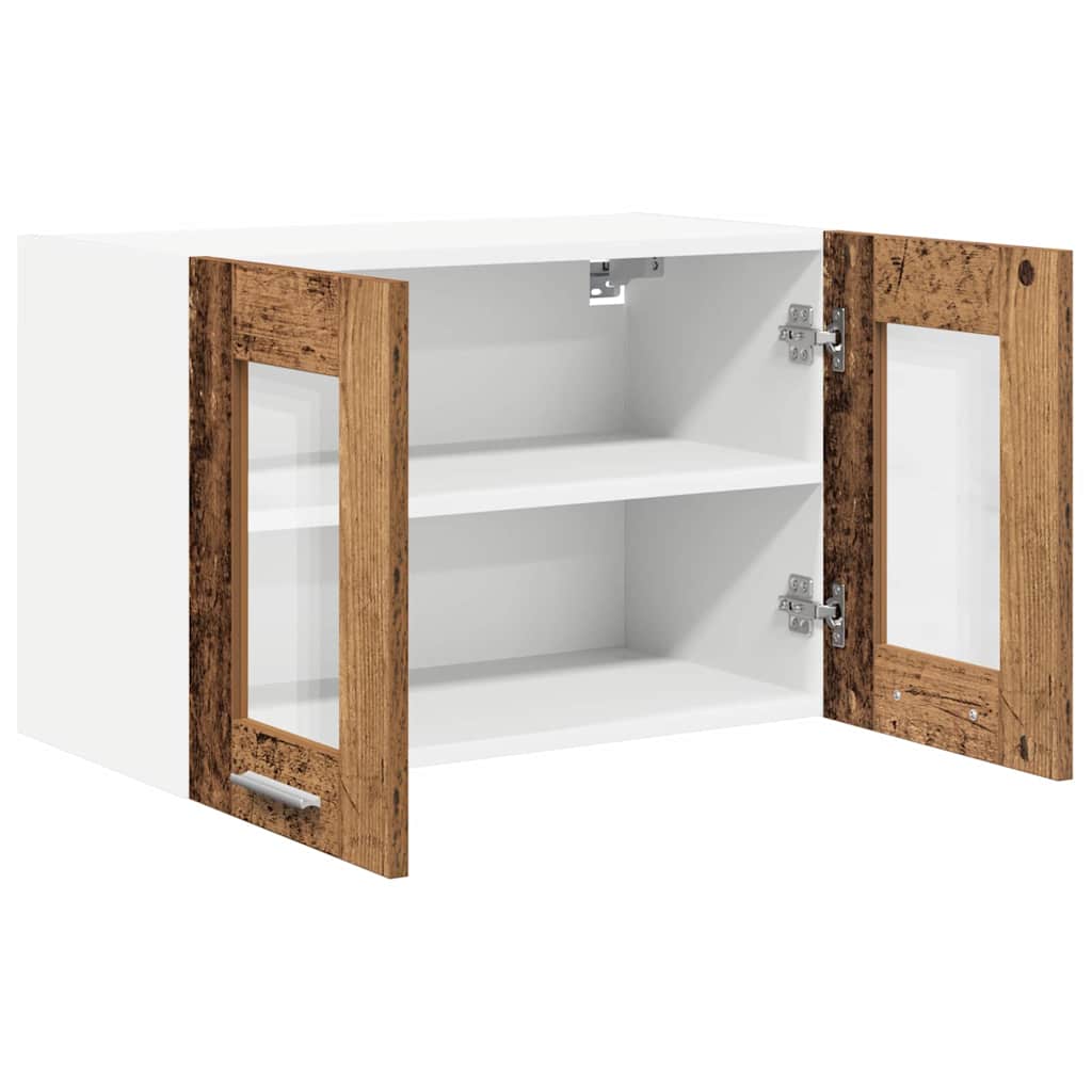Hängeschrank mit Speicher Altholz 60 x 31 x 40 cm Holzwerkstoff