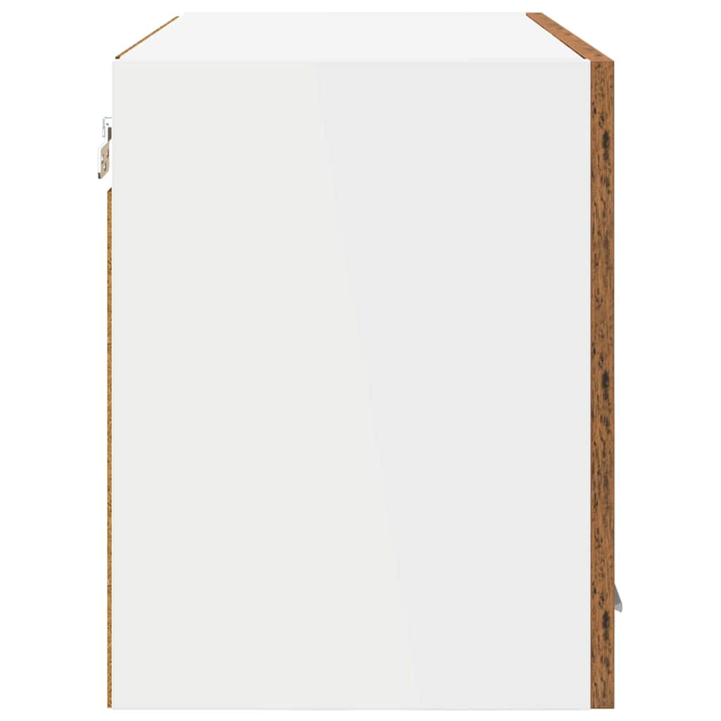 Hängeschrank mit Speicher Altholz 60 x 31 x 40 cm Holzwerkstoff