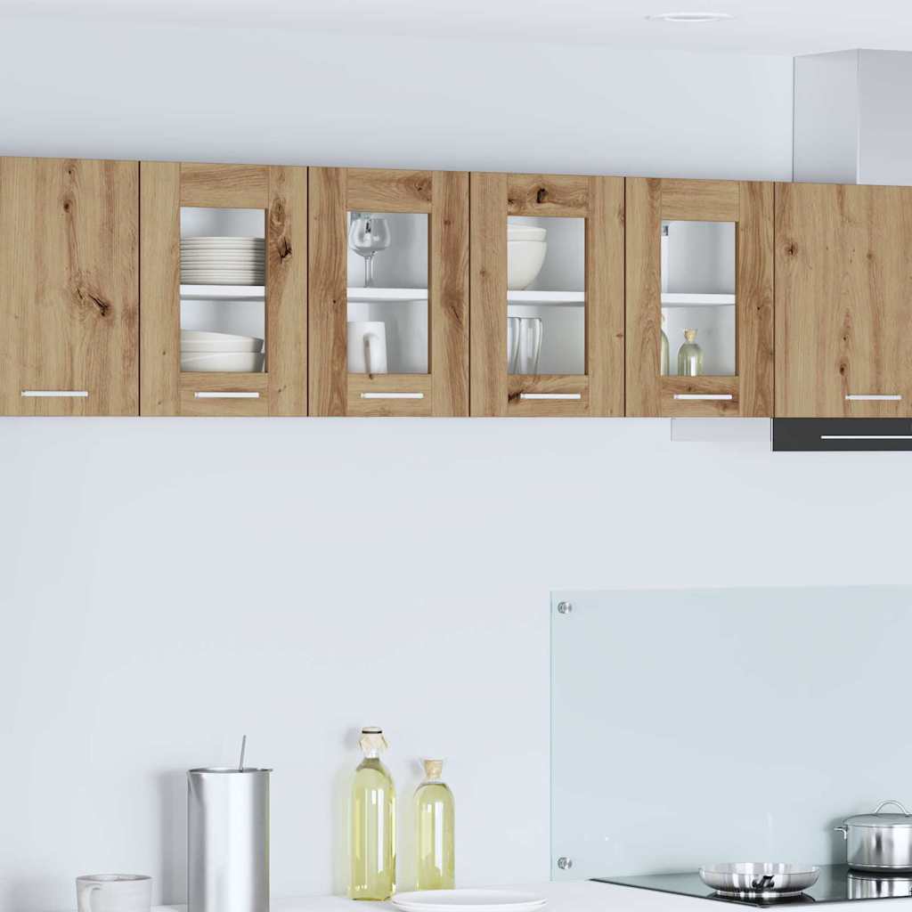 Hängeschrank mit Tür Riga 2 pcs Artisan-Eiche 60 x 31 x 40 cm
