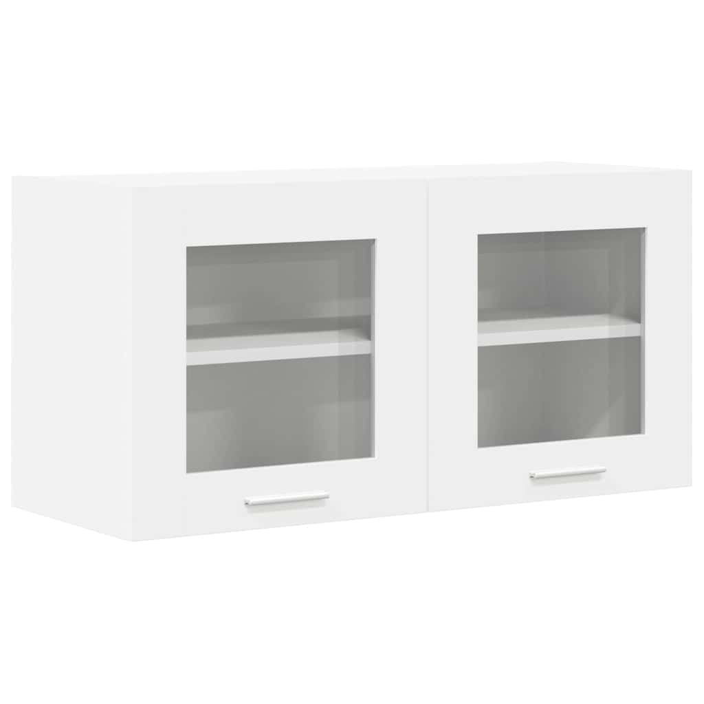 Hängeschrank mit Speicher Weiß 80 x 31 x 40 cm Holzwerkstoff