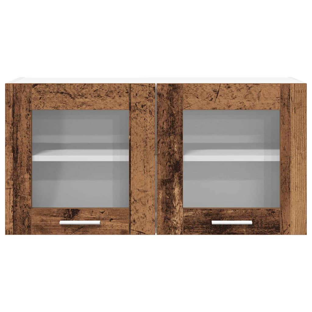 Hängeschrank Altes Holz und Weiß 80 x 31 x 40 cm Holzwerkstoff