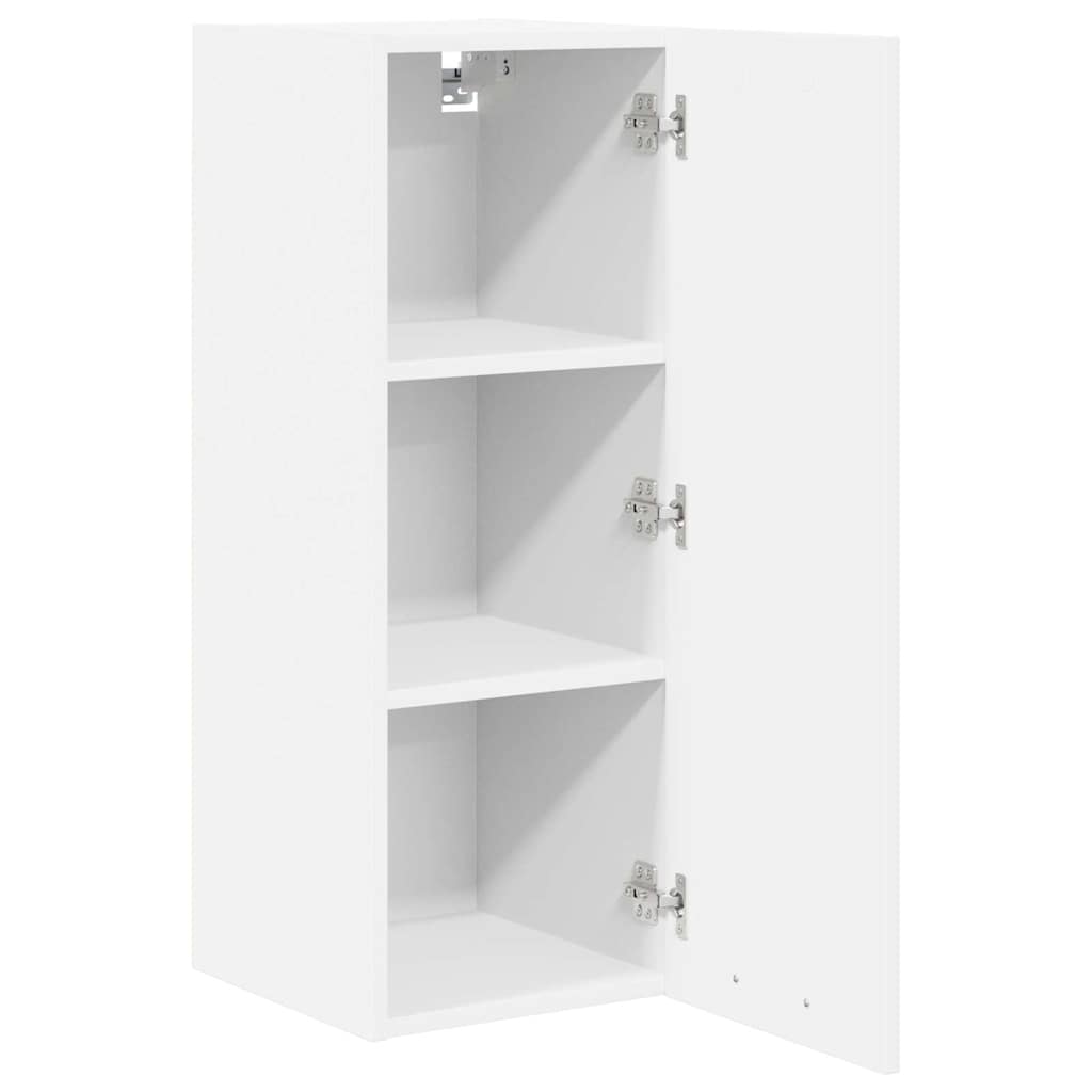 Hängeschrank mit Tür 2 pcs Weiß 30 x 31 x 80 cm Holzwerkstoff