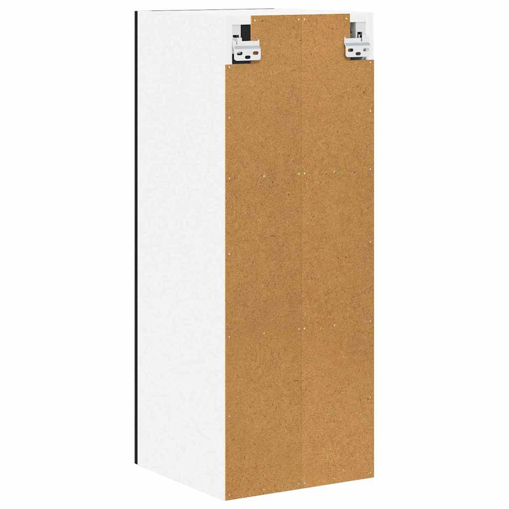 Hängeschrank 2 pcs Schwarze Eiche und Weiß 30 x 31 x 80 cm