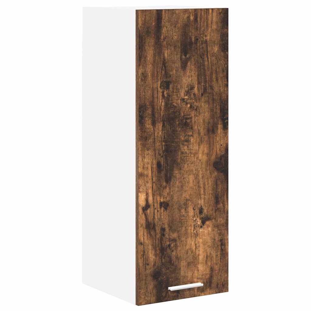 Hängeschrank mit Speicher Riga 2 pcs Geräucherte Eiche und Weiß
