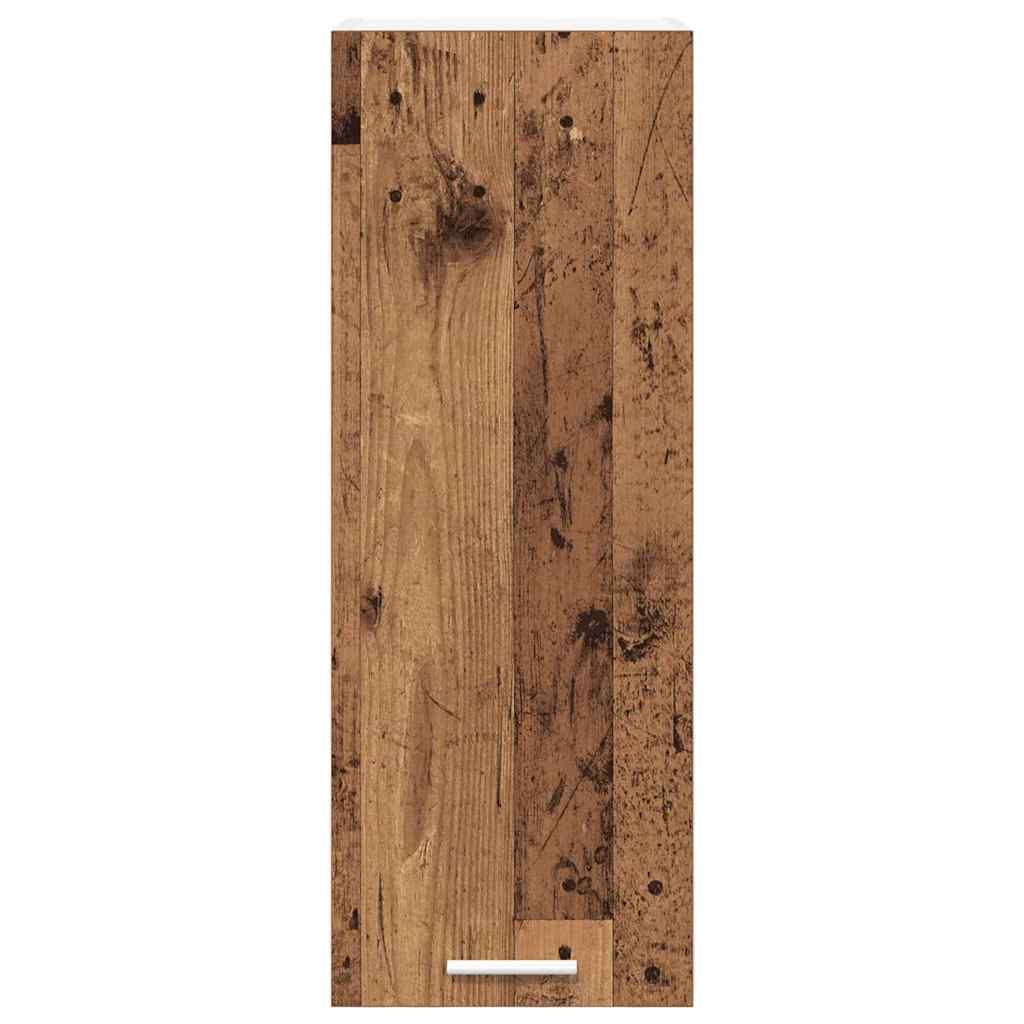Hängeschrank Altes Holz und Weiß 30 x 31 x 80 cm Holzwerkstoff
