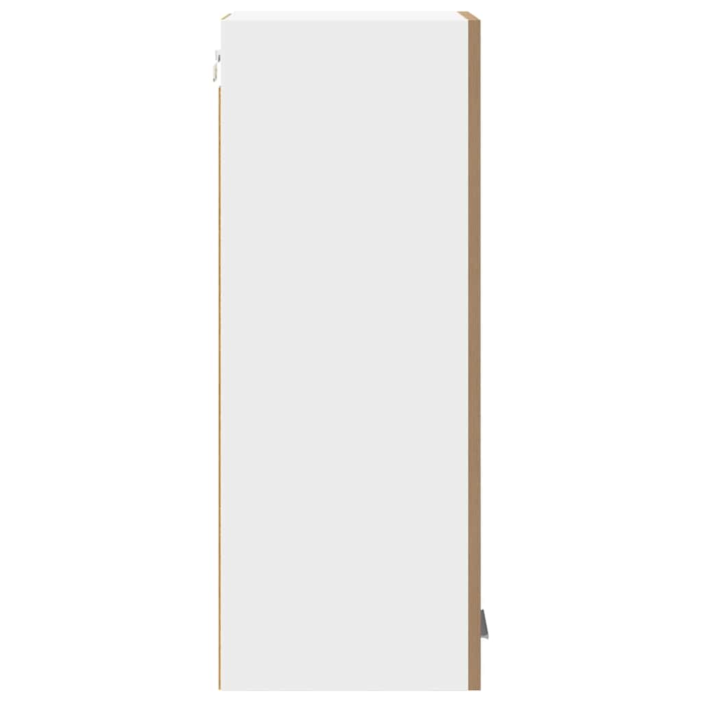 Hängeschrank 2 pcs Artisan-Eiche und Weiß 30 x 31 x 80 cm