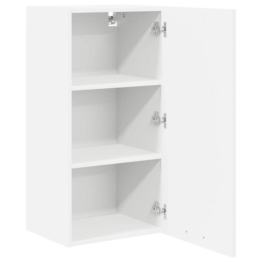 Hängeschrank mit Speicher Weiß 40 x 31 x 80 cm Holzwerkstoff