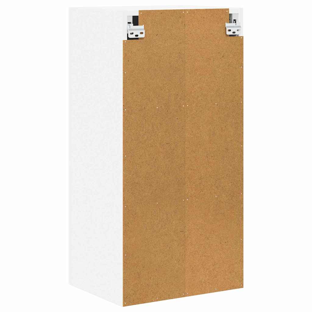 Hängeschrank mit Speicher Weiß 40 x 31 x 80 cm Holzwerkstoff