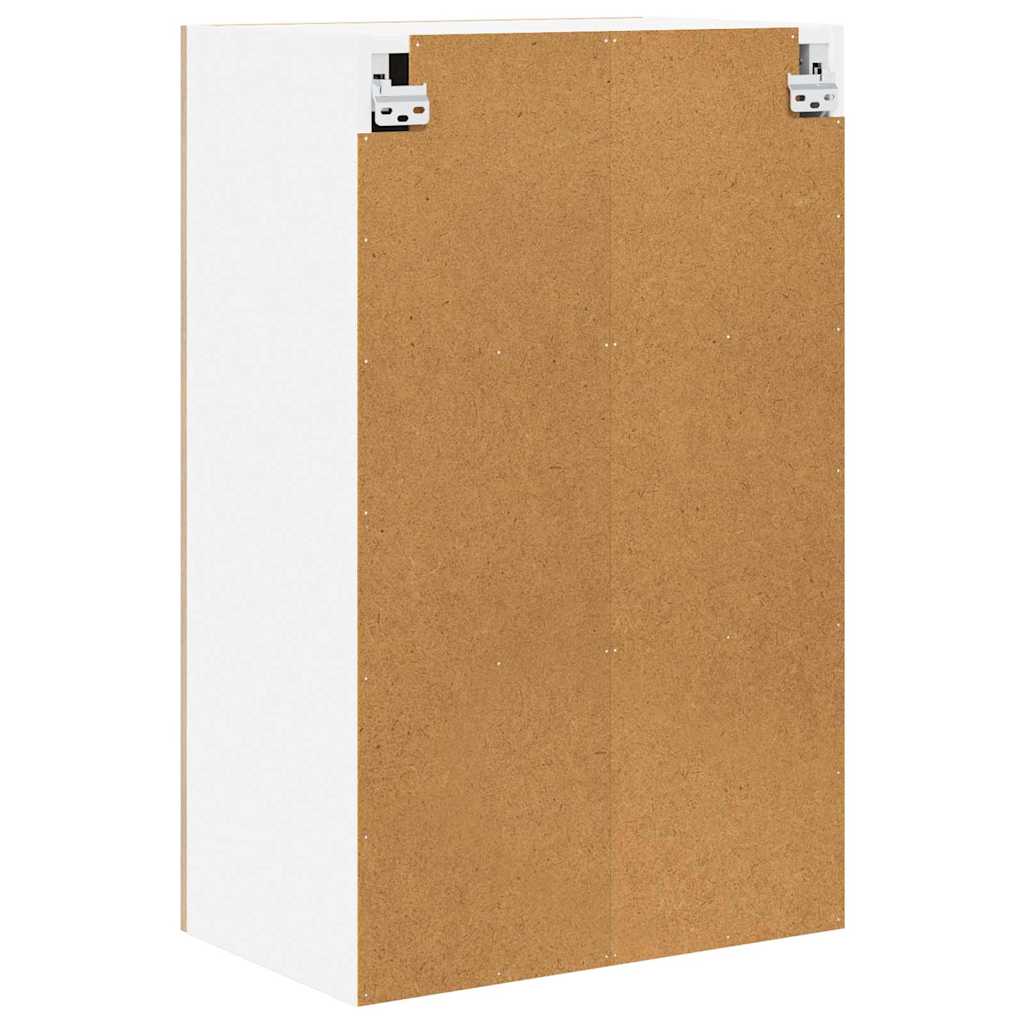 Hängeschrank mit Speicher Sonoma-Eiche und Weiß 50 x 31 x 80 cm