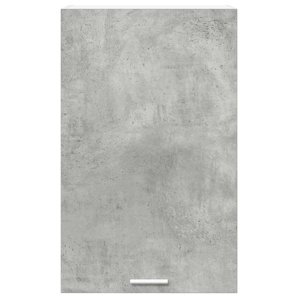 Hängeschrank Betongrau und Weiß 50 x 31 x 80 cm Holzwerkstoff