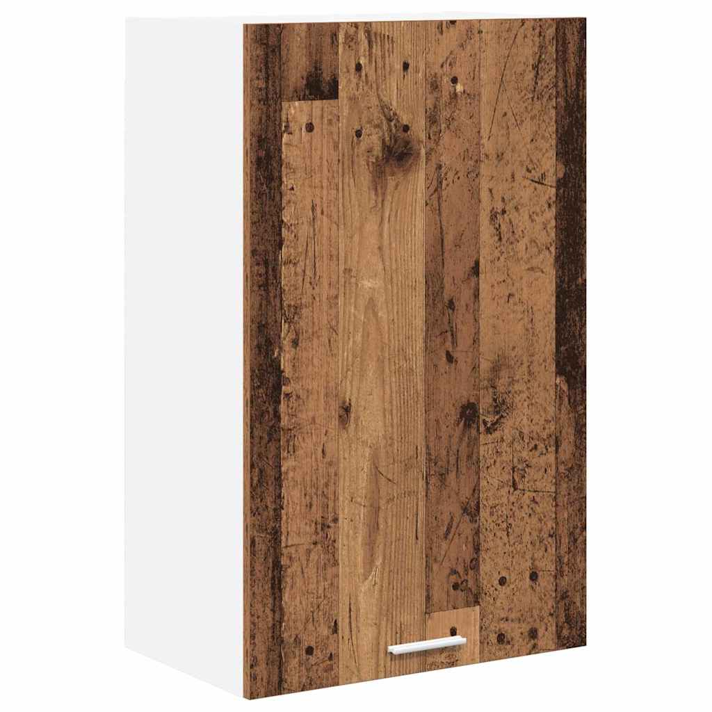 Hängeschrank Altes Holz und Weiß 50 x 31 x 80 cm Holzwerkstoff