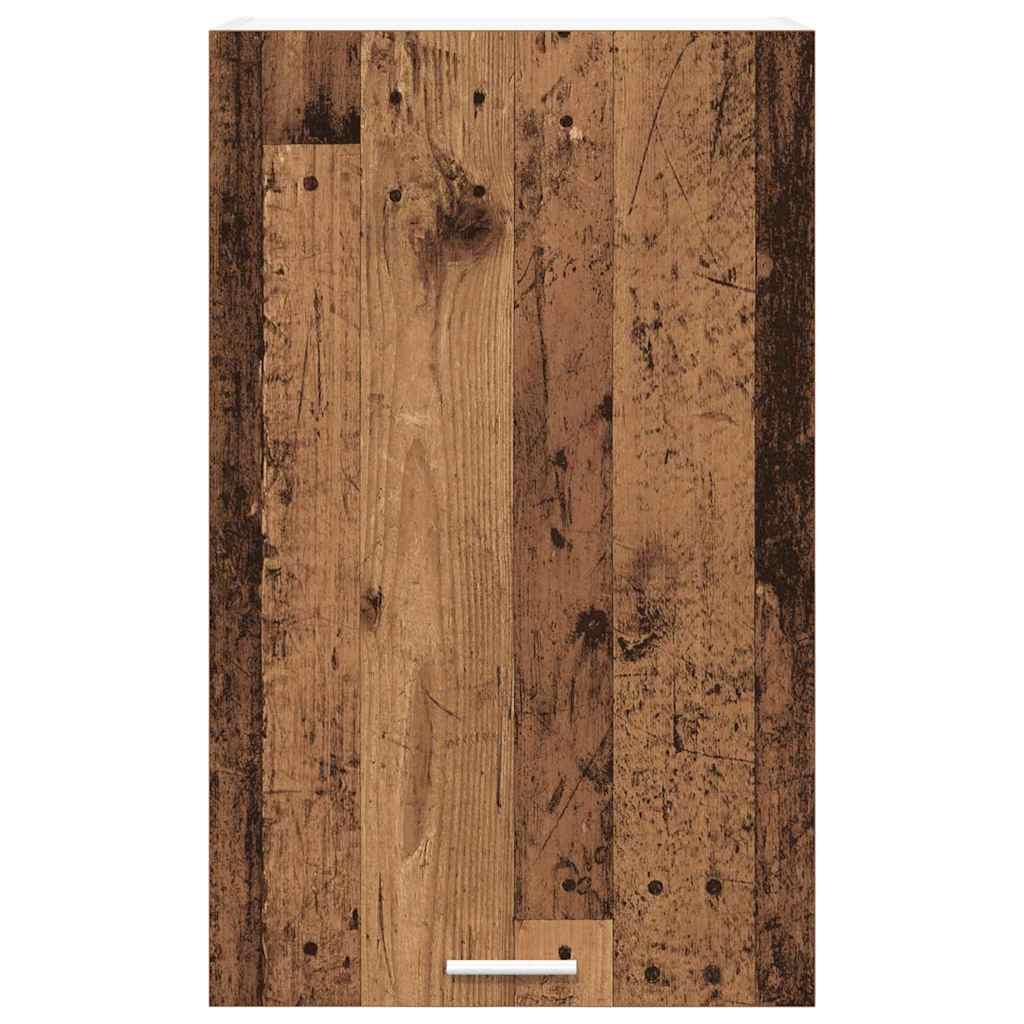 Hängeschrank Altes Holz und Weiß 50 x 31 x 80 cm Holzwerkstoff