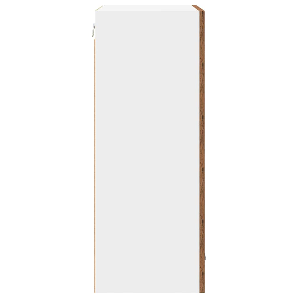 Hängeschrank Altes Holz und Weiß 50 x 31 x 80 cm Holzwerkstoff