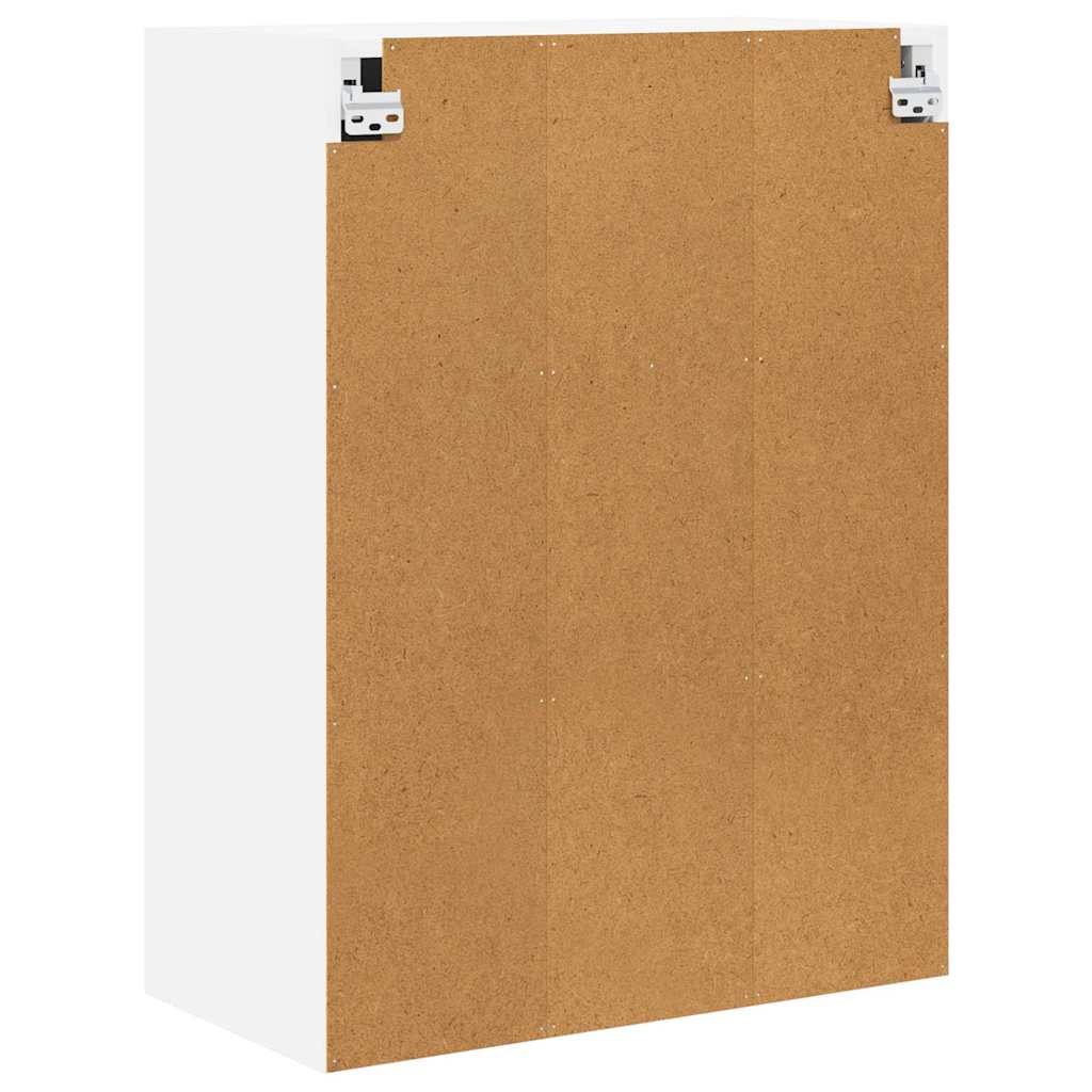 Hängeschrank mit Speicher Weiß 60 x 31 x 80 cm Holzwerkstoff
