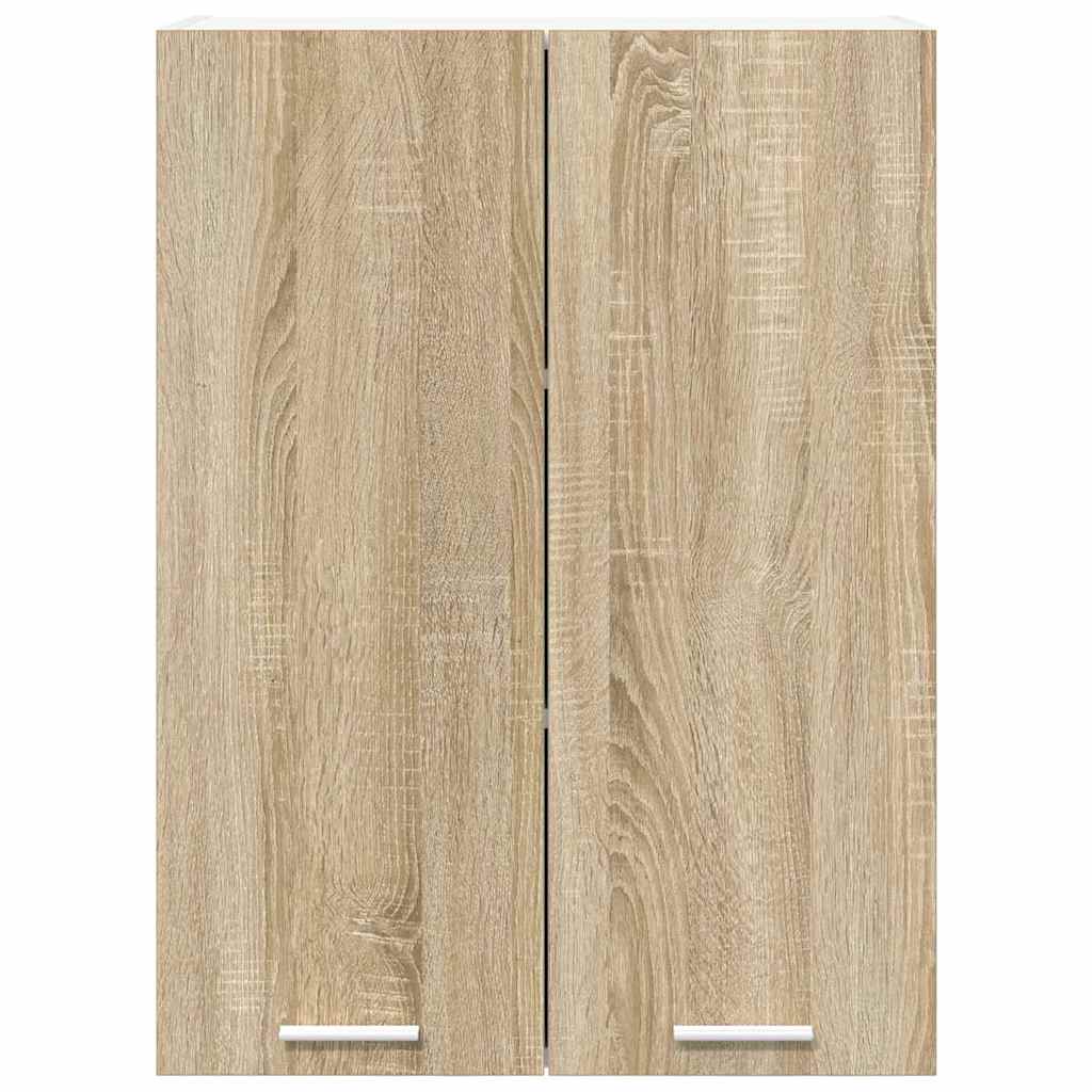 Hängeschrank mit Tür Sonoma-Eiche 60 x 31 x 80 cm Holzwerkstoff