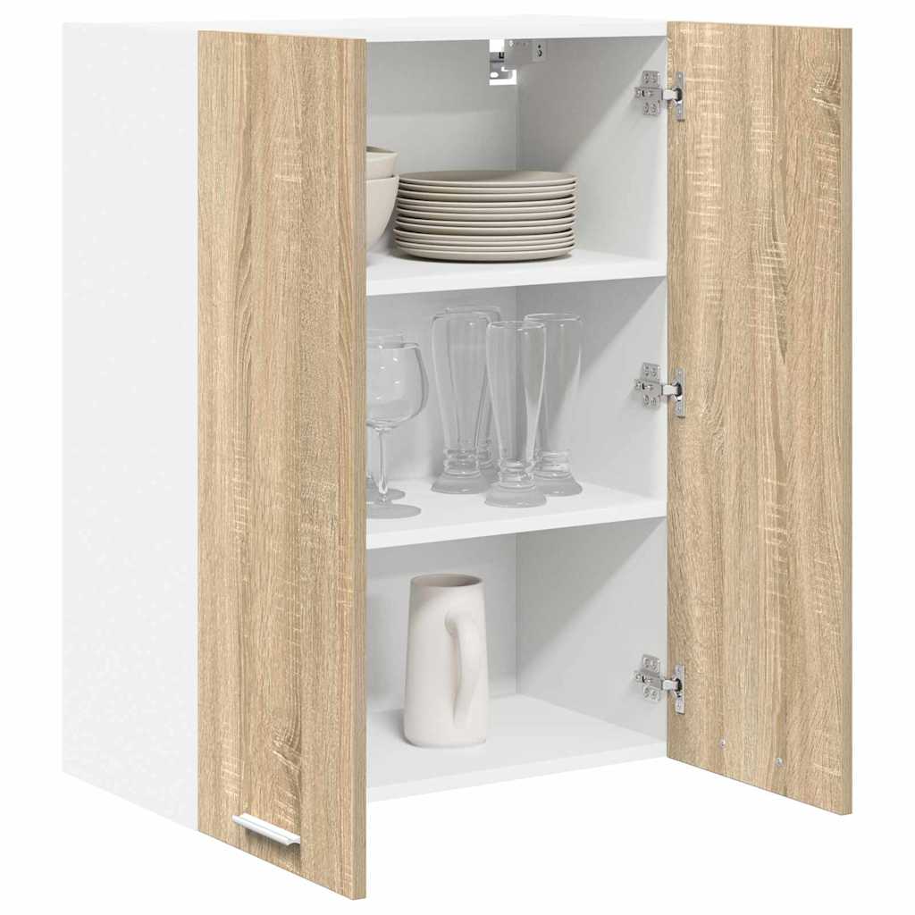 Hängeschrank mit Tür Sonoma-Eiche 60 x 31 x 80 cm Holzwerkstoff