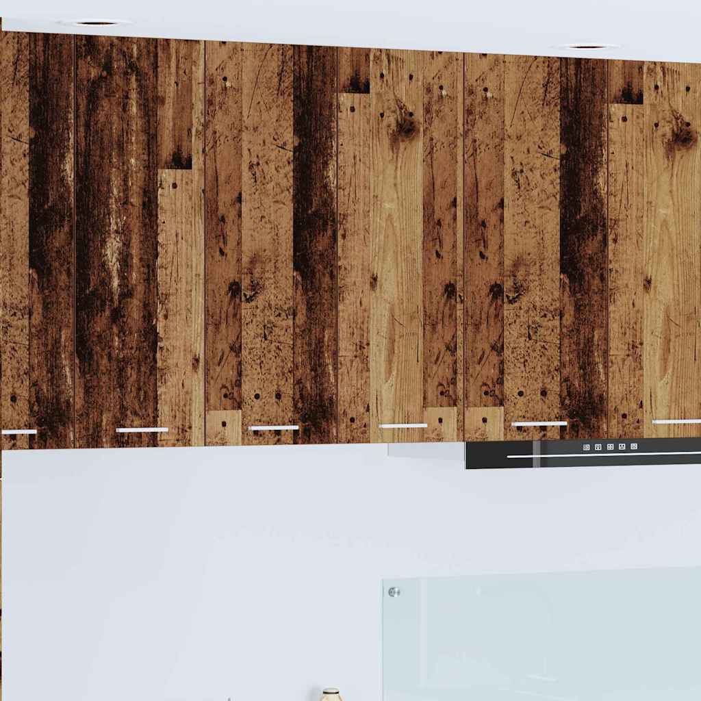 Hängeschrank mit Speicher Altholz 60 x 31 x 80 cm Holzwerkstoff