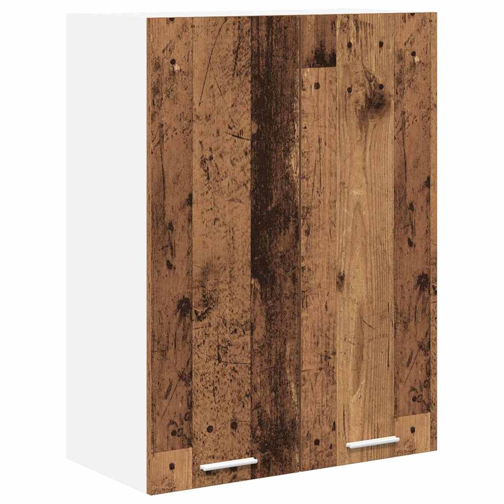 Hängeschrank mit Speicher Altholz 60 x 31 x 80 cm Holzwerkstoff