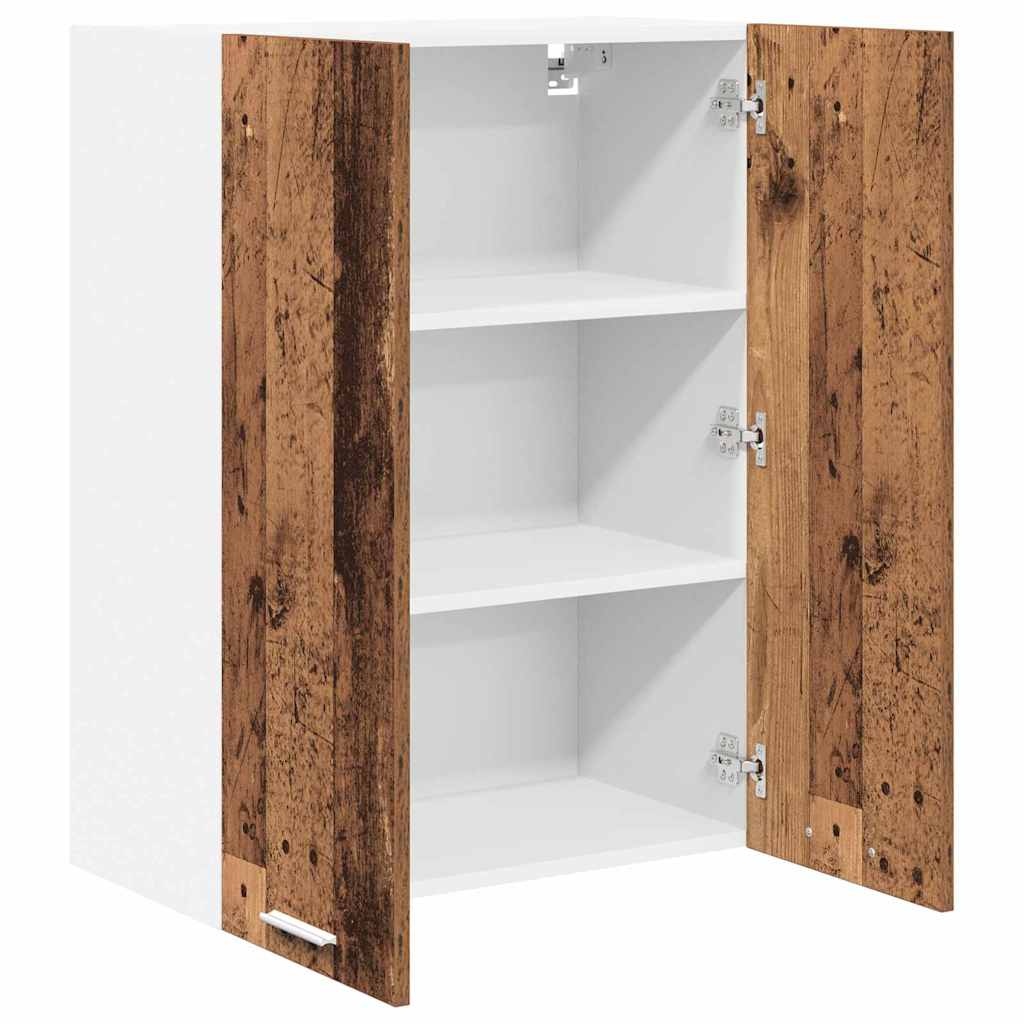 Hängeschrank mit Speicher Altholz 60 x 31 x 80 cm Holzwerkstoff