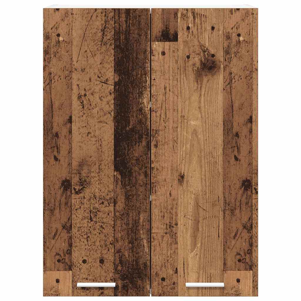 Hängeschrank mit Speicher Altholz 60 x 31 x 80 cm Holzwerkstoff