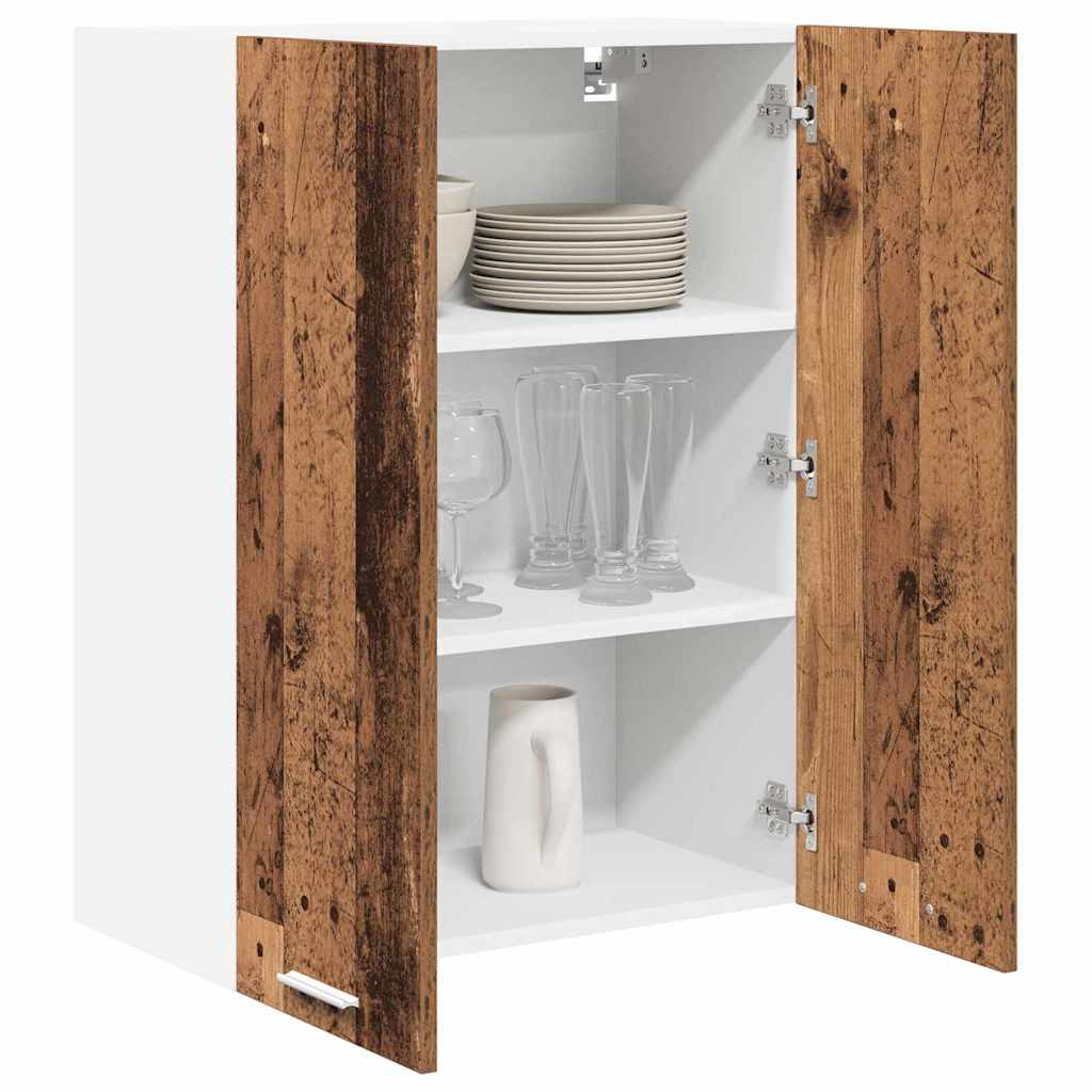 Hängeschrank mit Speicher Altholz 60 x 31 x 80 cm Holzwerkstoff