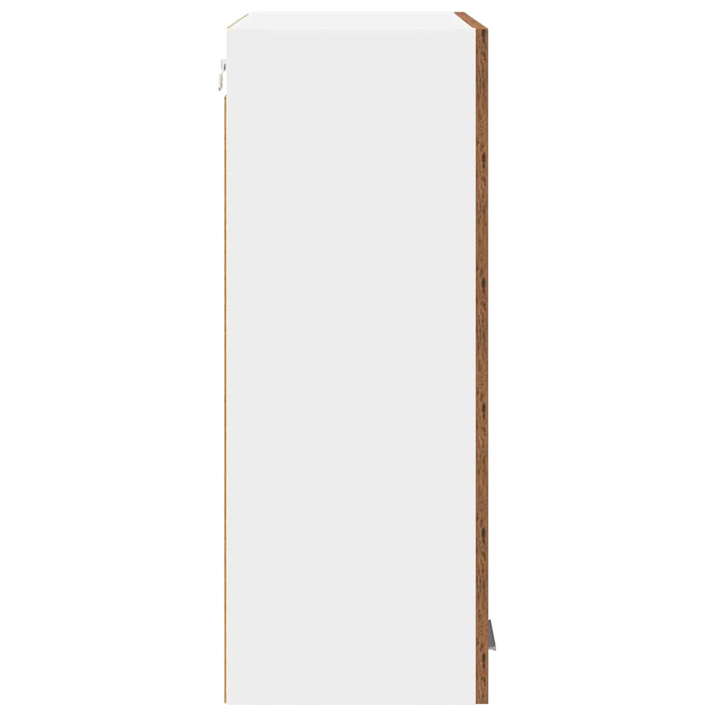 Hängeschrank mit Speicher Altholz 60 x 31 x 80 cm Holzwerkstoff