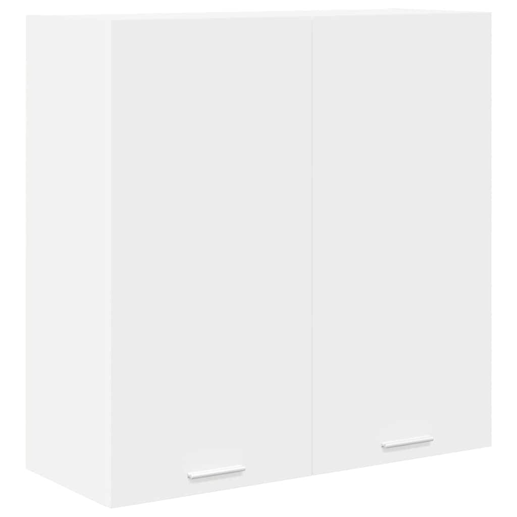 Hängeschrank mit Speicher Weiß 80 x 31 x 80 cm Holzwerkstoff