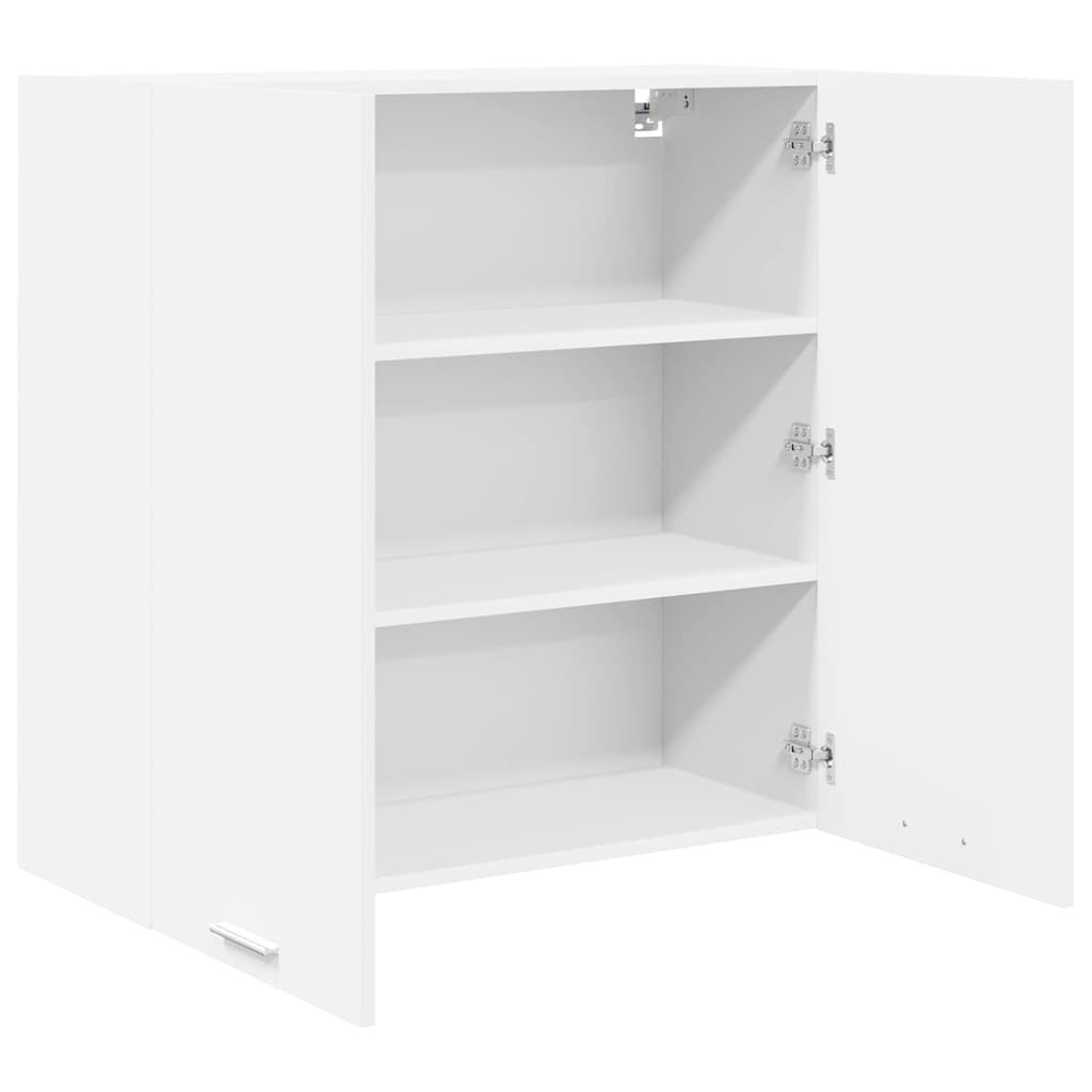 Hängeschrank mit Speicher Weiß 80 x 31 x 80 cm Holzwerkstoff