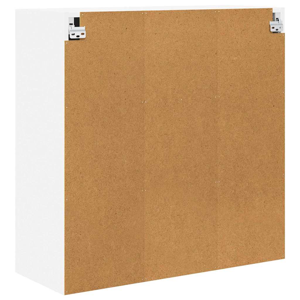 Hängeschrank mit Speicher Weiß 80 x 31 x 80 cm Holzwerkstoff