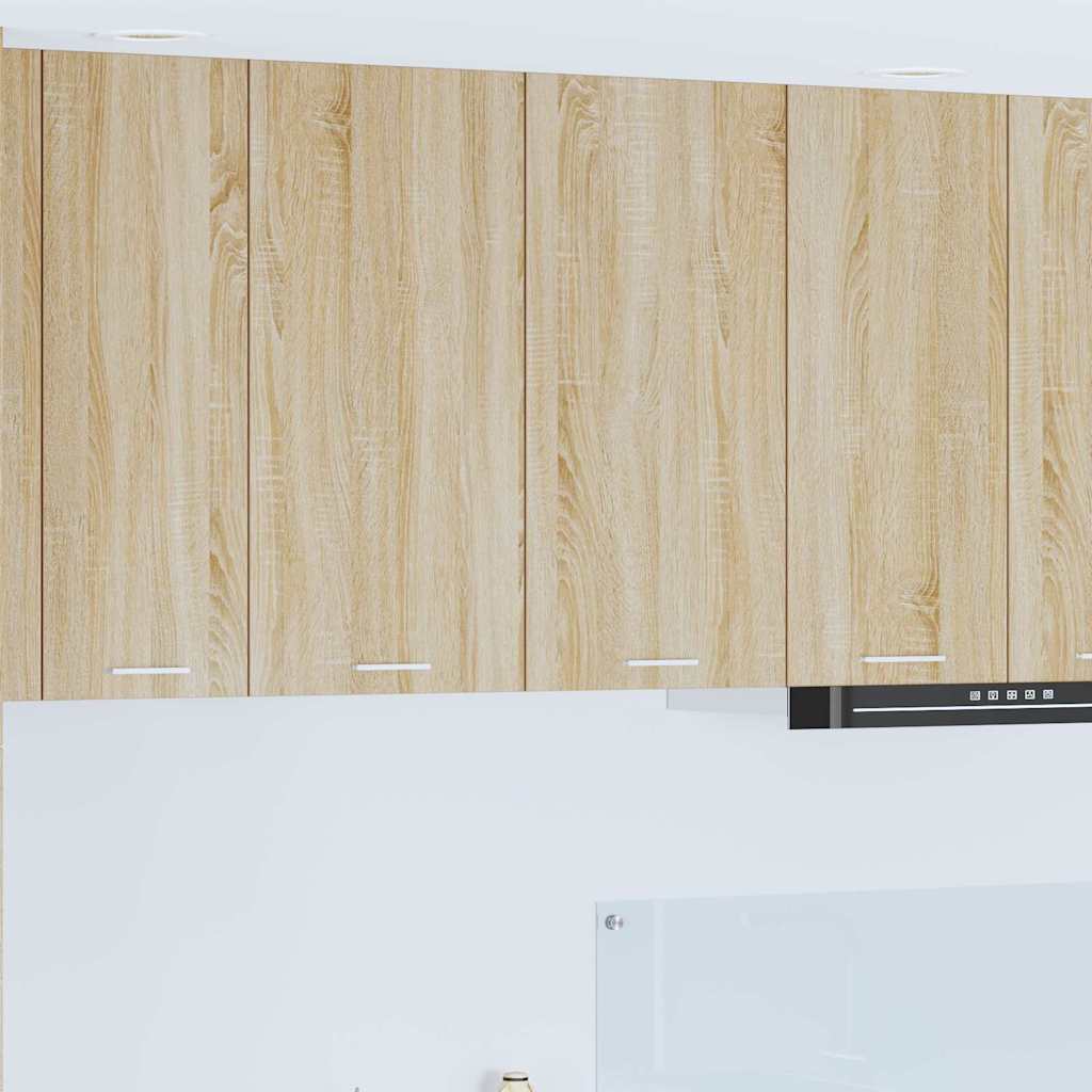 Hängeschrank mit Tür Sonoma-Eiche 80 x 31 x 80 cm Holzwerkstoff