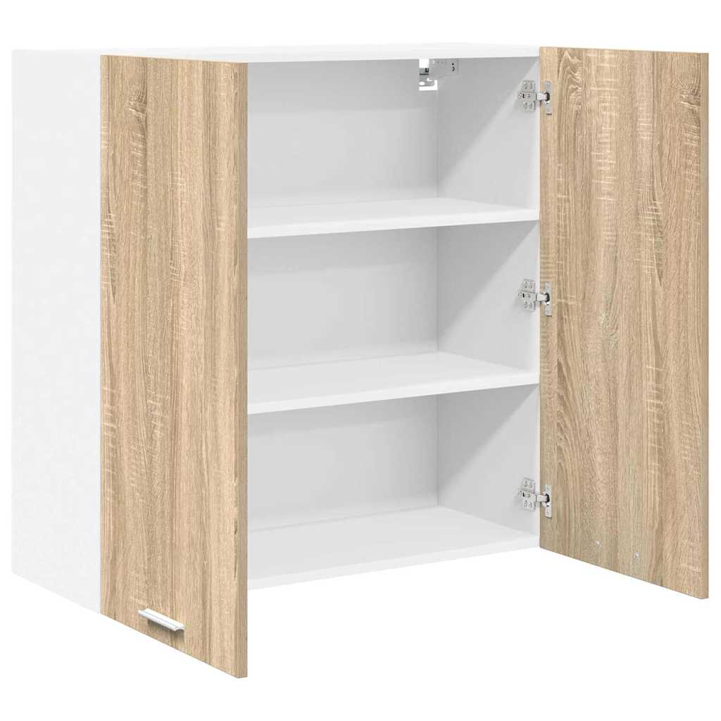 Hängeschrank mit Tür Sonoma-Eiche 80 x 31 x 80 cm Holzwerkstoff