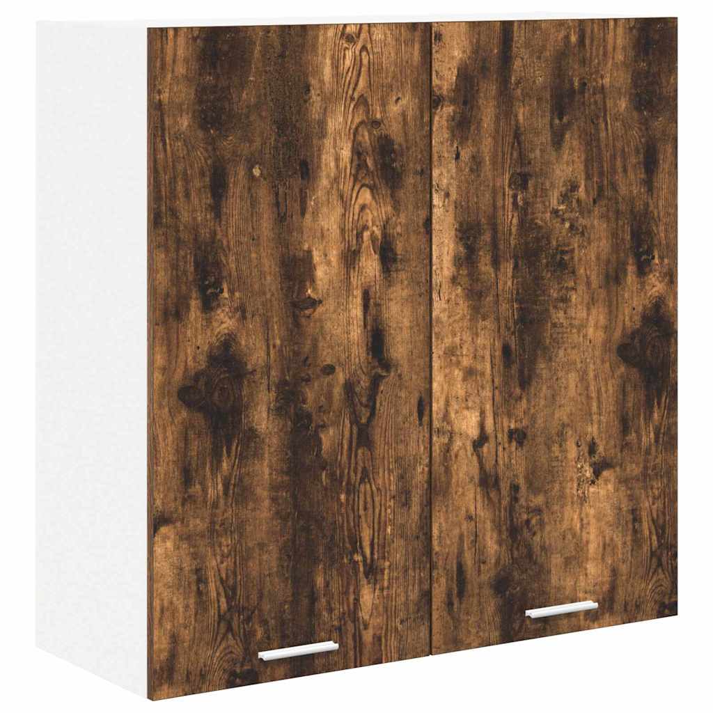 Hängeschrank mit Tür Riga Geräucherte Eiche 80 x 31 x 80 cm