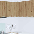 Hängeschrank Artisan-Eiche und Weiß 57 x 57 x 80 cm