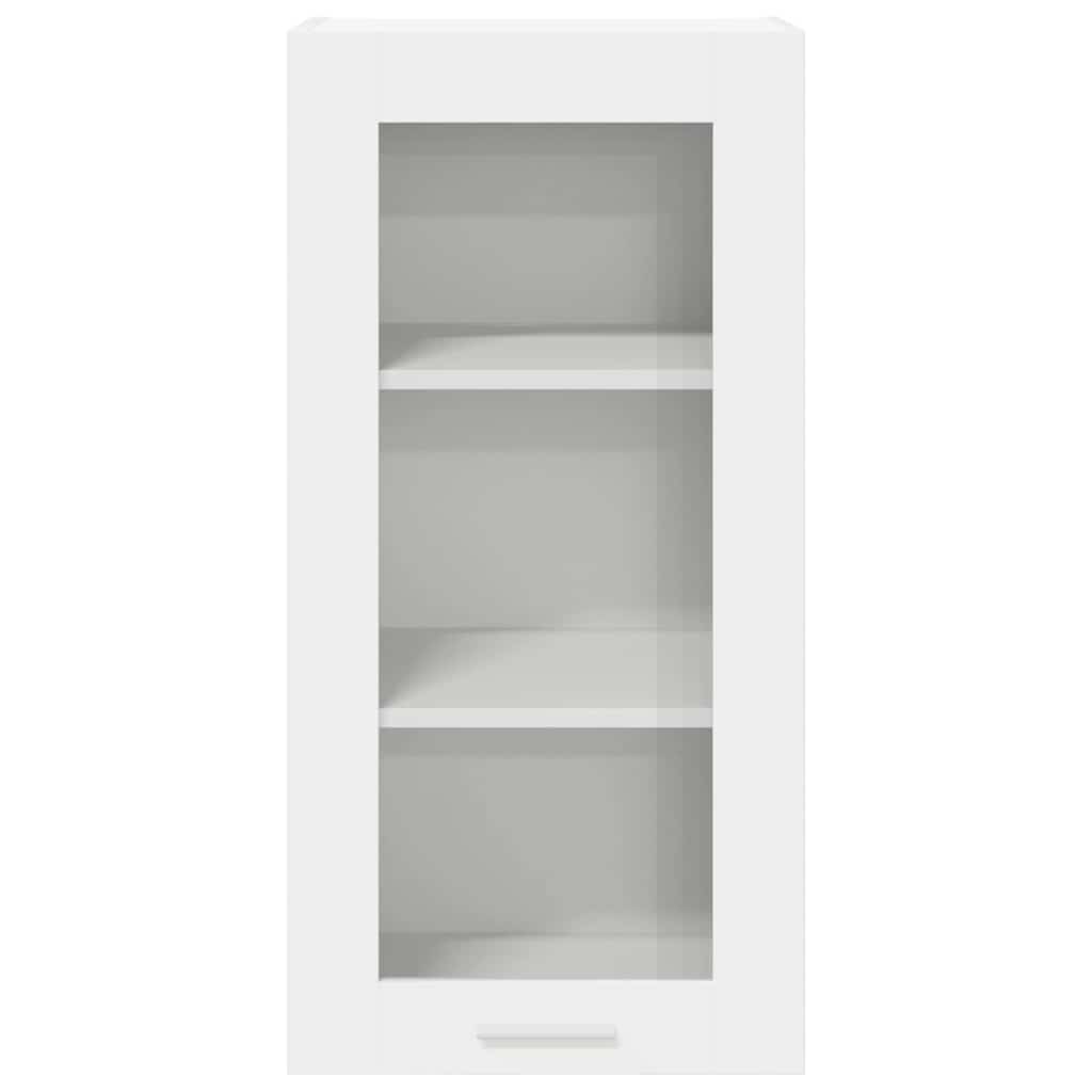 Hängeschrank mit Speicher Weiß 40 x 31 x 80 cm Holzwerkstoff