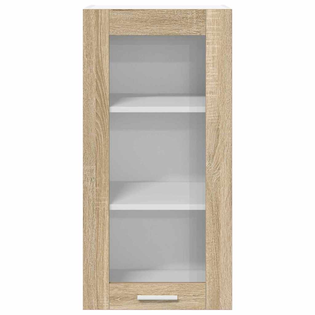 Hängeschrank 2 pcs Sonoma-Eiche 40 x 31 x 80 cm Holzwerkstoff