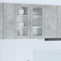 Hängeschrank 2 pcs Beton Grau 40 x 31 x 80 cm Holzwerkstoff