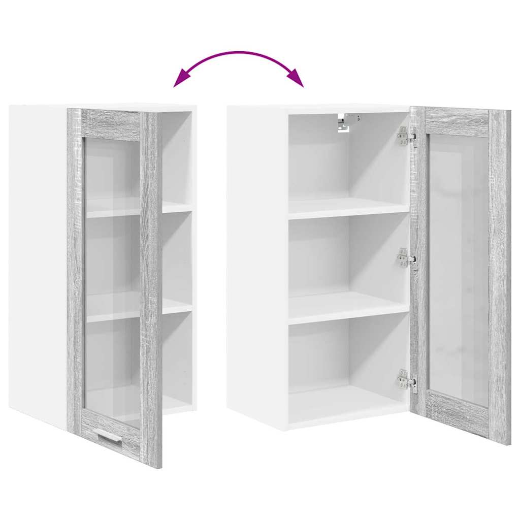 Hängeschrank Graues Sonoma 40 x 31 x 80 cm Holzwerkstoff
