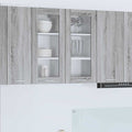 Hängeschrank 2 pcs Graues Sonoma 40 x 31 x 80 cm Holzwerkstoff
