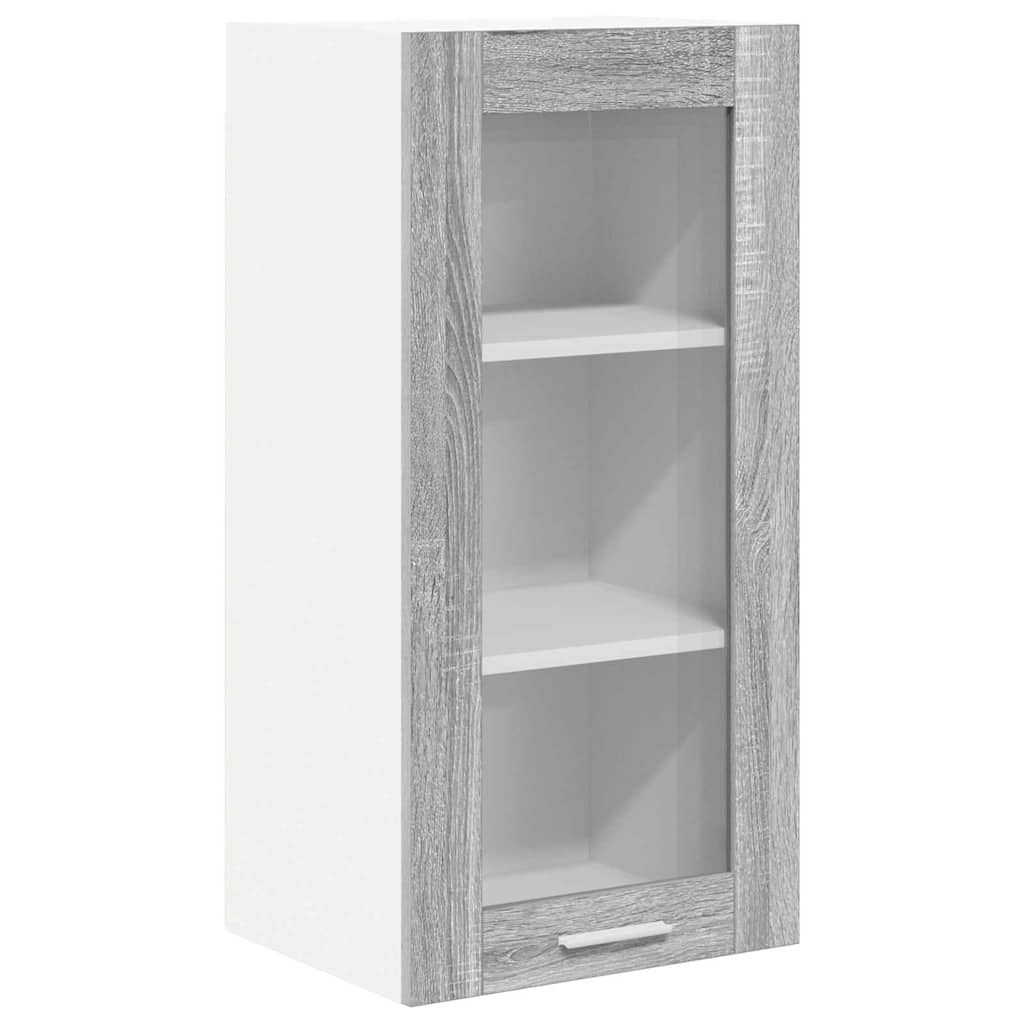 Hängeschrank 2 pcs Graues Sonoma 40 x 31 x 80 cm Holzwerkstoff