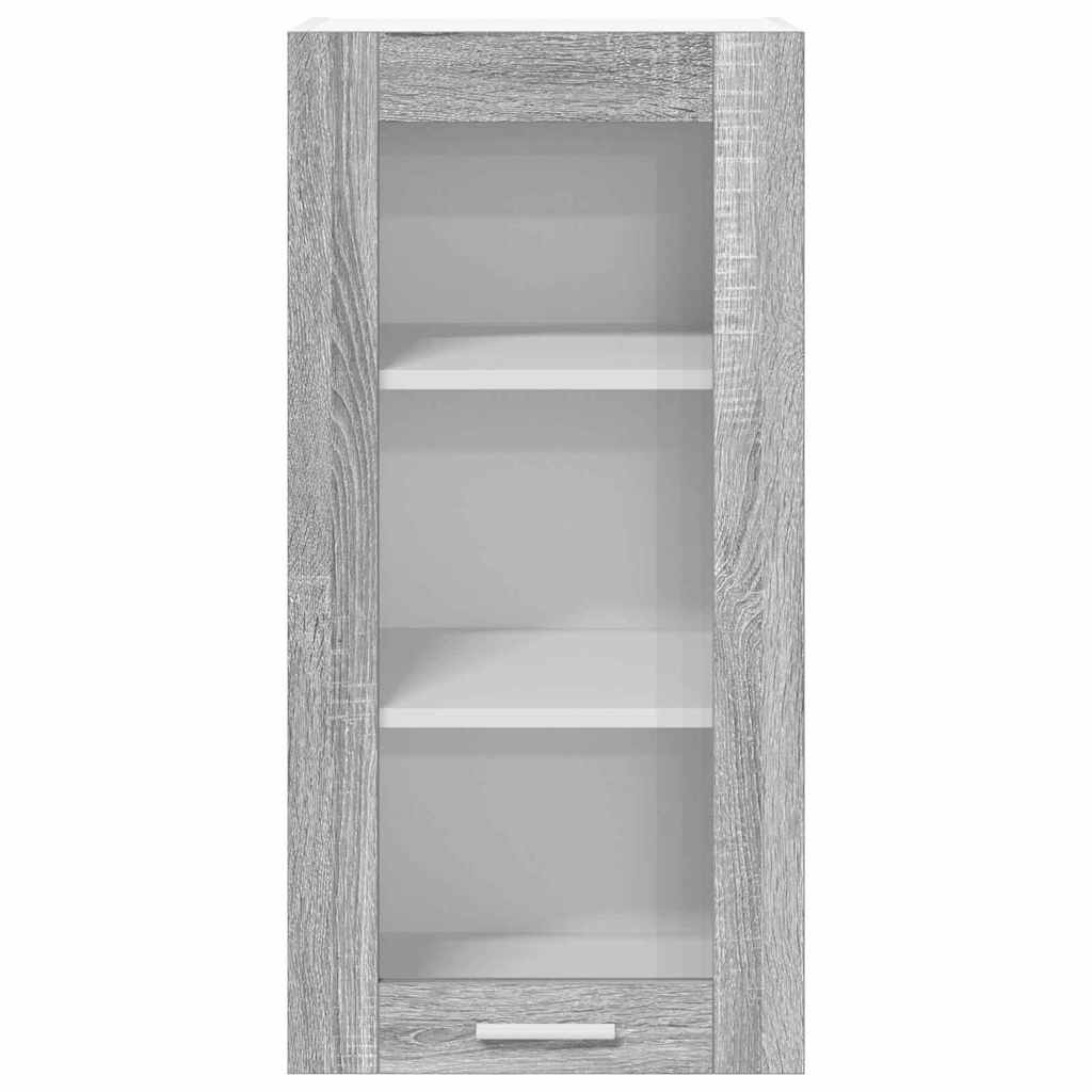 Hängeschrank 2 pcs Graues Sonoma 40 x 31 x 80 cm Holzwerkstoff
