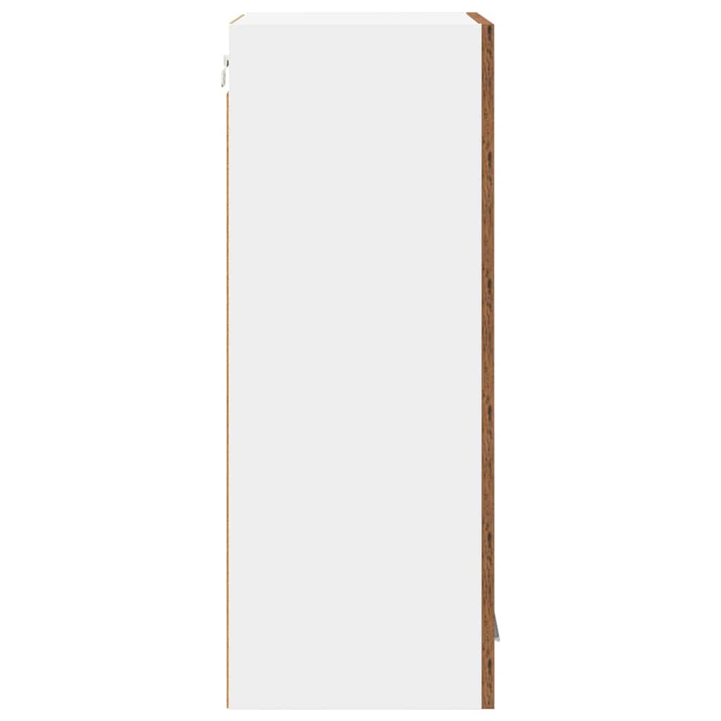Hängeschrank mit Speicher Altholz 40 x 31 x 80 cm Holzwerkstoff
