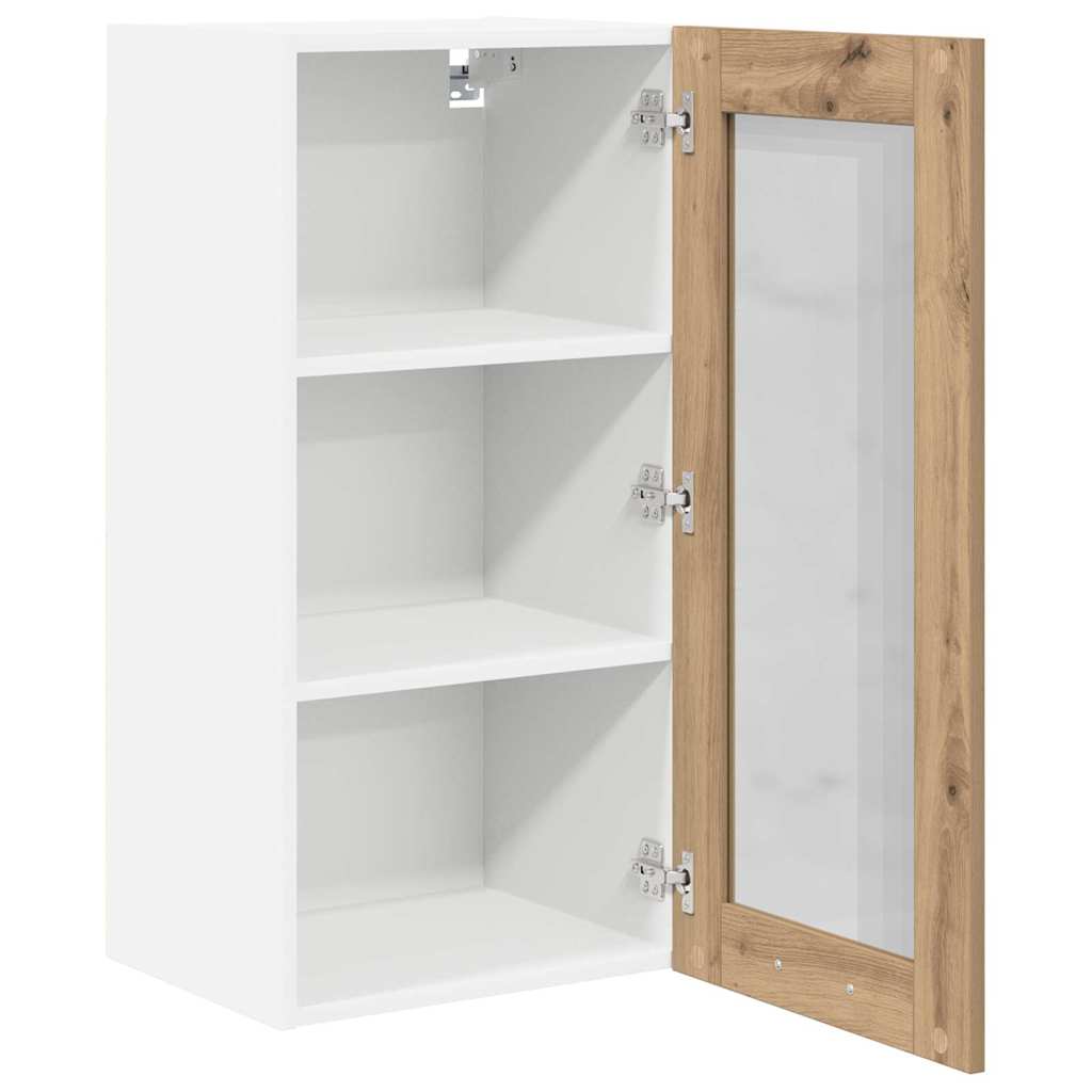 Hängeschrank 2 pcs Artisan-Eiche 40 x 31 x 80 cm Holzwerkstoff