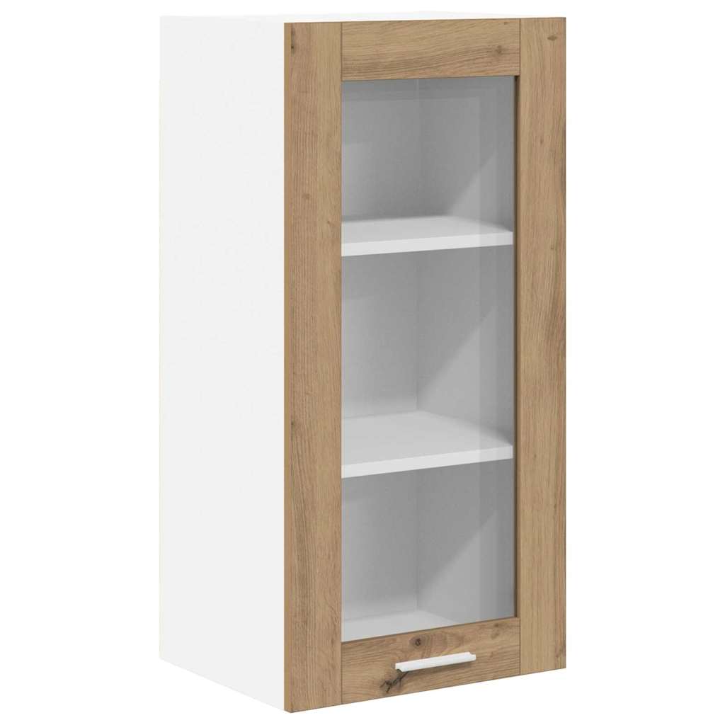 Hängeschrank 2 pcs Artisan-Eiche 40 x 31 x 80 cm Holzwerkstoff